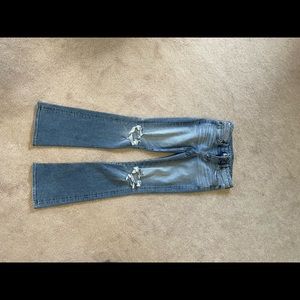American eagle low rise flare jeans